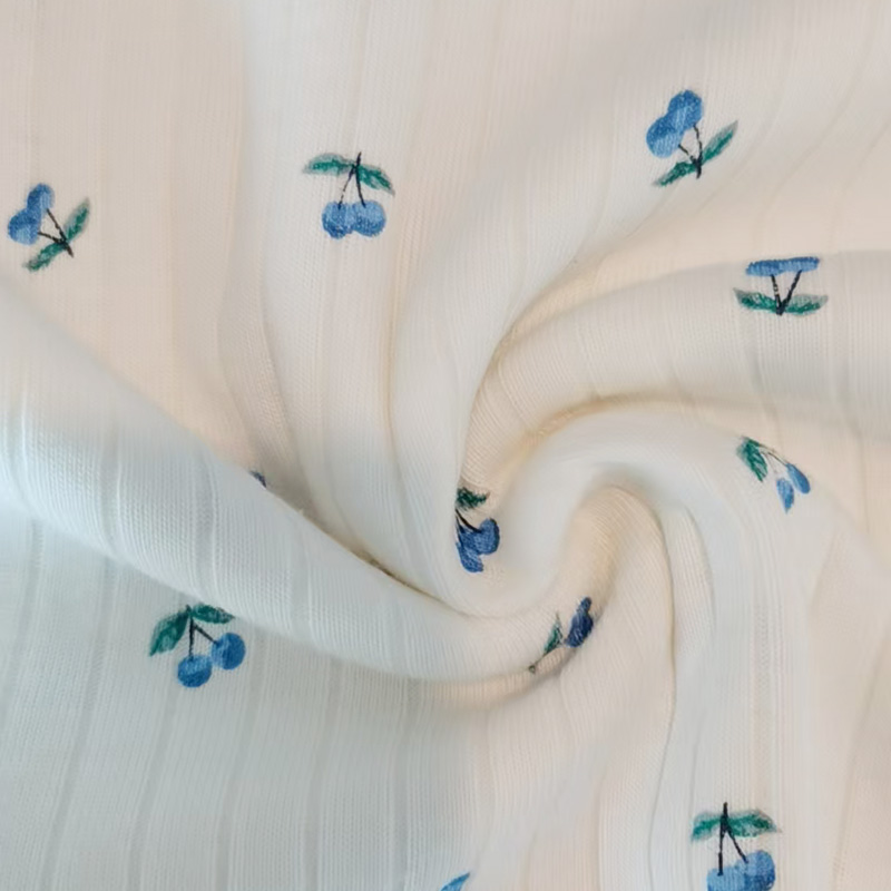 PRINT RIB FABRIC PRINT RIB FABRIC