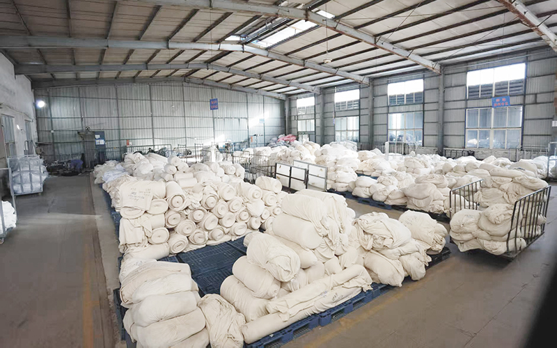 Material Inspection of Satin Printed Fabric