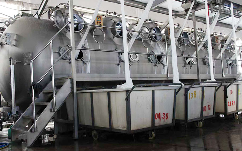 Dyeing equipment for Silk Printed Fabric raising